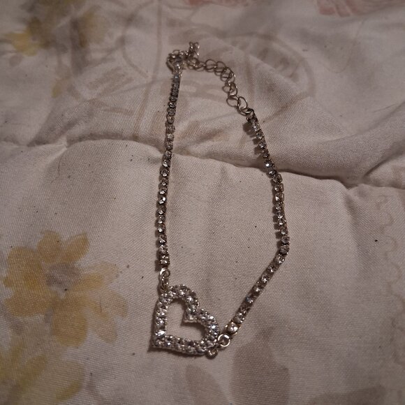 PRETTY HEART ANKLE BRACLET - Picture 1 of 1